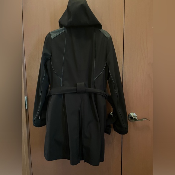 ⬇️ $39.00 ⬇️ Anne Klein Medium Black Warm Winter Peacoat. Warm detachable Hood. - Picture 2 of 12